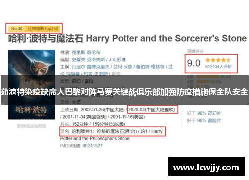 茹波特染疫缺席大巴黎对阵马赛关键战俱乐部加强防疫措施保全队安全